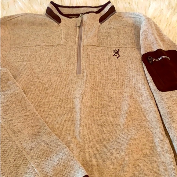 browning pullover sweater